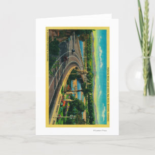Highway Bridge across Santa Ana River Holiday Card
