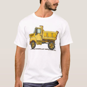 Highway Dump Truck Construction Apparel T-Shirt