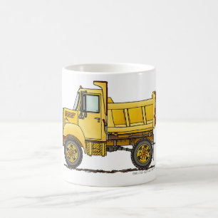Highway Dump Truck Construction Mugs