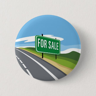 Highway for Sale 6 Cm Round Badge