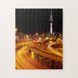 Highway into Auckland Jigsaw Puzzle