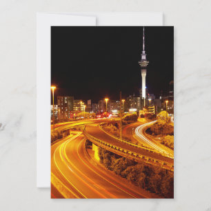 Highway into Auckland Thank You Card
