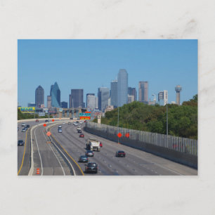 Highway into Dallas Postcard