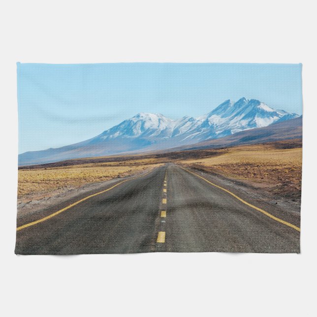 Highway landscape tea towel (Horizontal)
