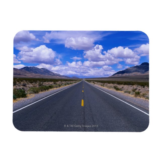 Highway Through Death Valley, California Magnet (Horizontal)