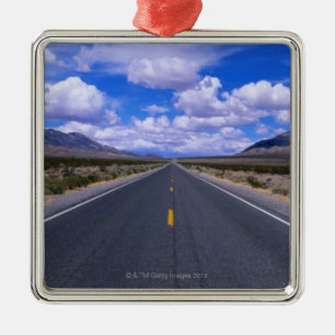 Highway Through Death Valley, California Metal Ornament