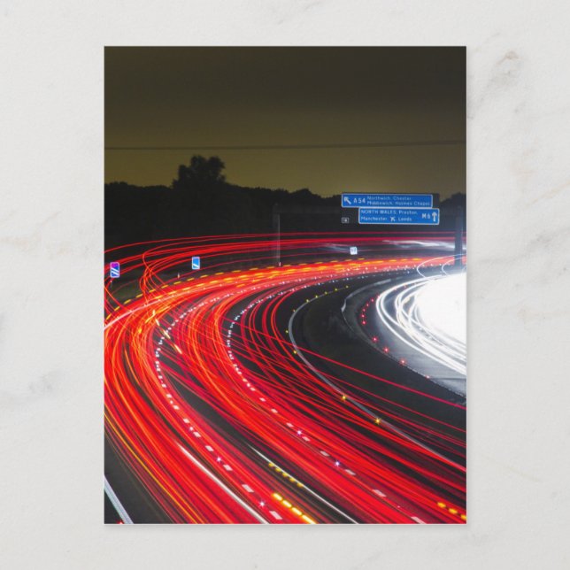 Highway traffic lights postcard (Front)