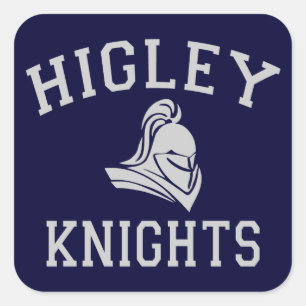 Higley Knights Square Sticker
