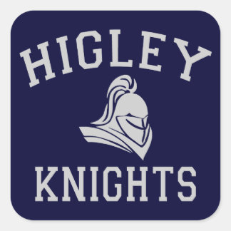 Higley Knights Square Sticker