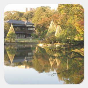Higo-Hosokawa Garden: Tokyo, Japan Square Sticker
