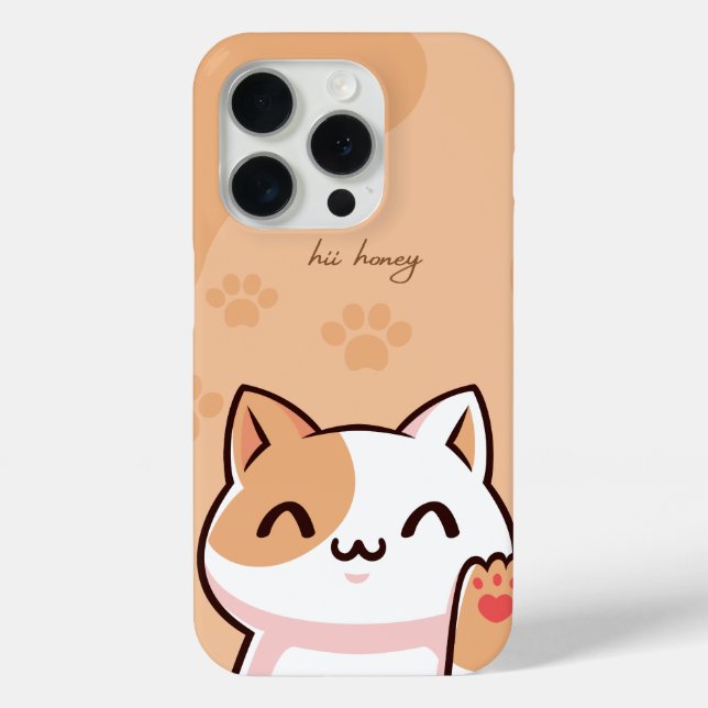 hii honey cute ponecase Case-Mate iPhone case (Back)