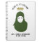 Hijab is my crown - AVOCADO Spiral Notebook