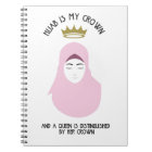 Hijab is my crown - PINK Spiral Notebook
