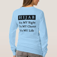 Hijab Life Long Sleeve T-Shirt (Lime Green)