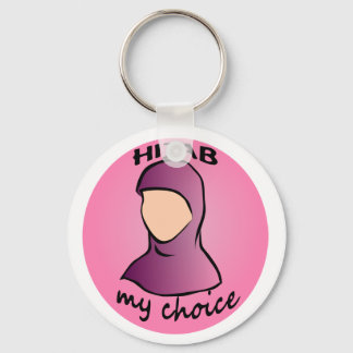 Hijab my choice keyring