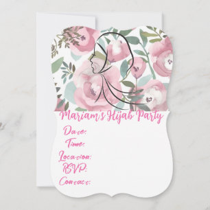 Hijab Party  Invitation