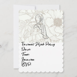 Hijab Party Invitation