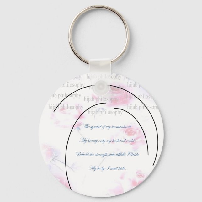 Hijab Philosophy Keychain (Front)
