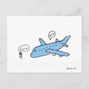 hijack postcard