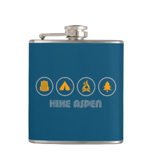 Hike Aspen Colorado Hip Flask