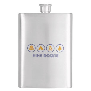 Hike Boone North Carolina Hip Flask