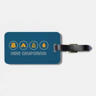 Hike California Luggage Tag