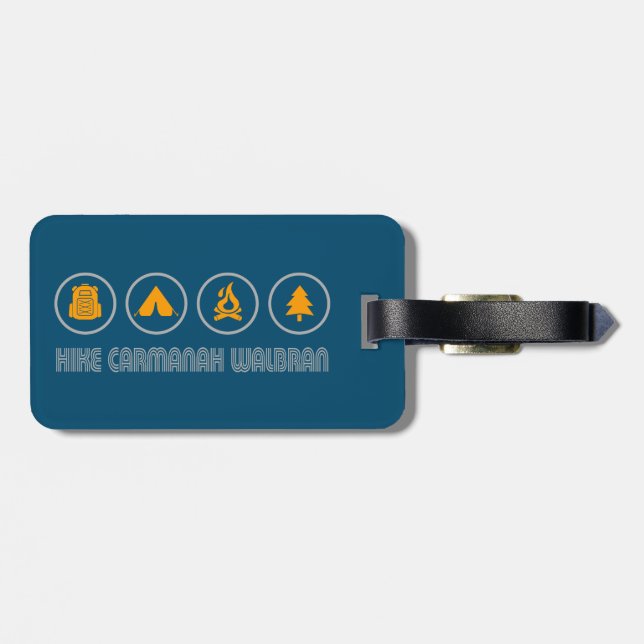 Hike Carmanah Walbran Provincial Park Luggage Tag (Back Horizontal)