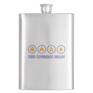 Hike Cuyahoga Valley National Park Hip Flask