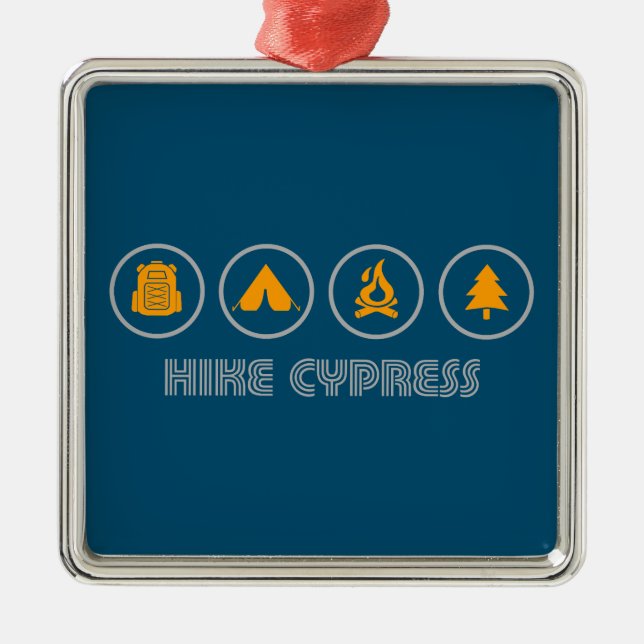 Hike Cypress Provincial Park Metal Ornament (Front)