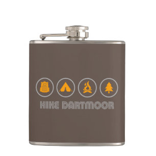 Hike Dartmoor National Park Hip Flask