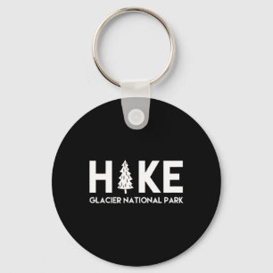Hike Glacier National Park Montana Souvenir Key Ring