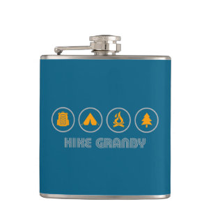 Hike Granby Provincial Park Hip Flask