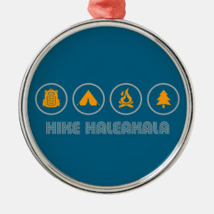 Hike Haleakala National Park Metal Ornament