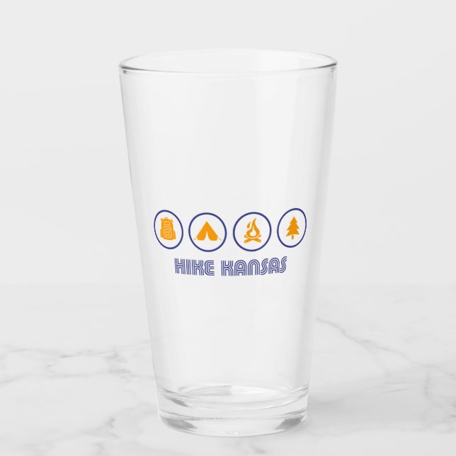 Hike Kansas Glass (Front)