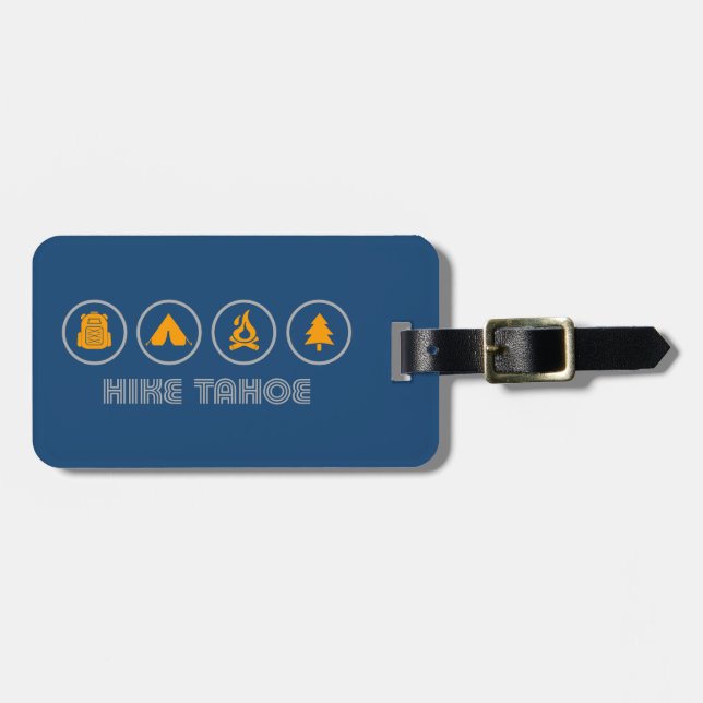 Hike Lake Tahoe Luggage Tag (Front Horizontal)