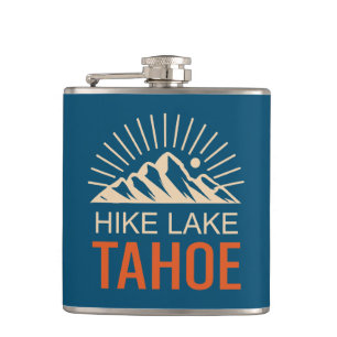 Hike Lake Tahoe Sunburst Hip Flask
