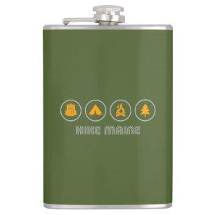 Hike Maine Hip Flask
