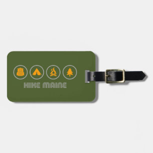 Hike Maine Luggage Tag