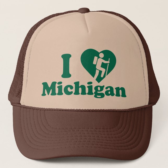 Hike Michigan Trucker Hat (Front)