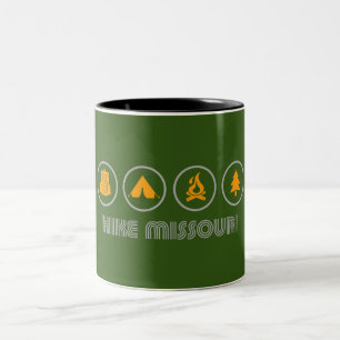 Hike Missouri Two-Tone Coffee Mug