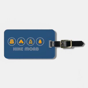 Hike Moab Utah Luggage Tag