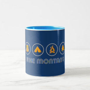 Hike Montana Two-Tone Coffee Mug