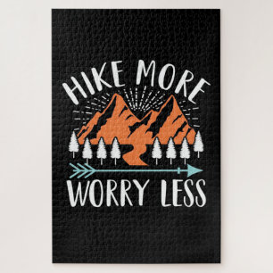 Hike More And Worry Less Jigsaw Puzzle