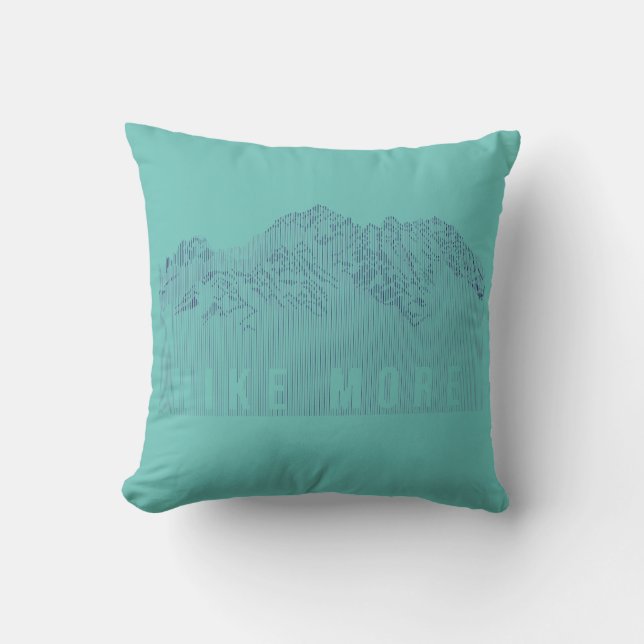 Hike More Mountains Cushion (Front)