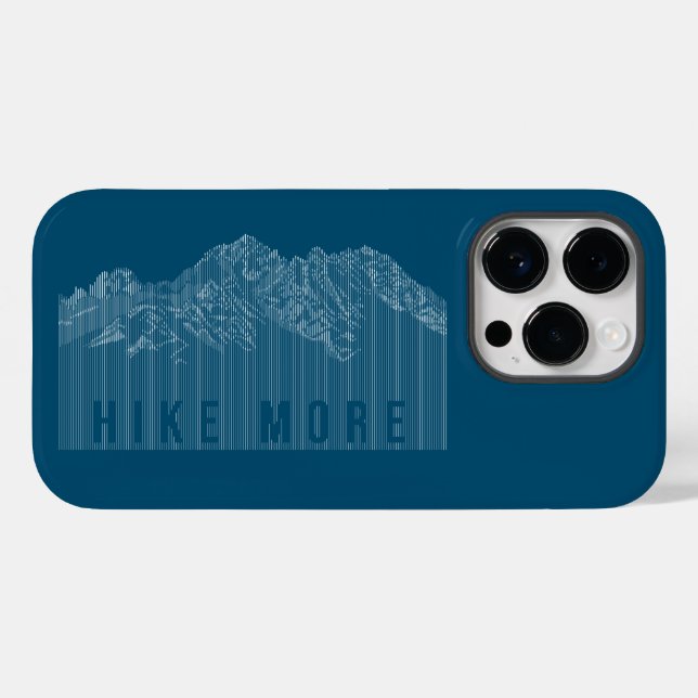 Hike More Mountains White Case-Mate iPhone Case (Back (Horizontal))