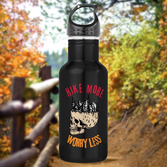 Hike More Stress Less  532 Ml Water Bottle (Creator Uploaded)