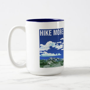 Hike More Two-Tone Coffee Mug