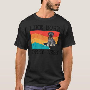Hike More Worry Less Cesky Terrier Graphic Hiking T-Shirt