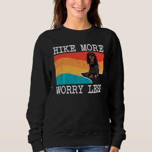Hike More Worry Less English Toy Spaniel Graphic H Sweatshirt