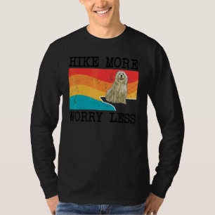 Hike More Worry Less Komondorok Graphic Hiking T-Shirt